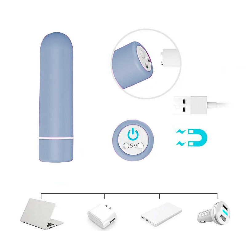 Vibrador Estimulador Peniano em Silicone com 9 Modos de Vibração e Recarregável - S-Hande Grant | Disponível em 3 Cores - 3