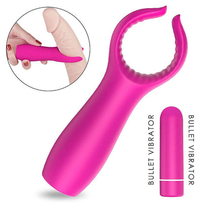 Foto 7 do produto Vibrador Estimulador Peniano em Silicone com 9 Modos de Vibração e Recarregável - S-Hande Grant | Disponível em 3 Cores