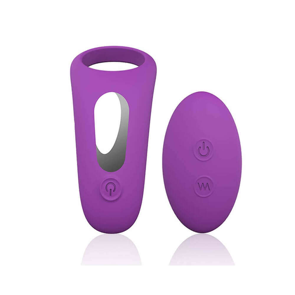 Anel Peniano Recarregável com 9 Modos de Vibração e Controle Remoto - S-Hande Himan-RTC | 8,9 x 2,7 cm | Disponível em 2 Cores - 5