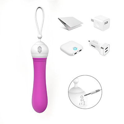 Foto 4 do produto Vibrador Recarregável em Silicone com 9 Modos de Vibração Silenciosas - S-Hande Kitti | 13,5 x 3,2 cm | Disponível em 2 Cores