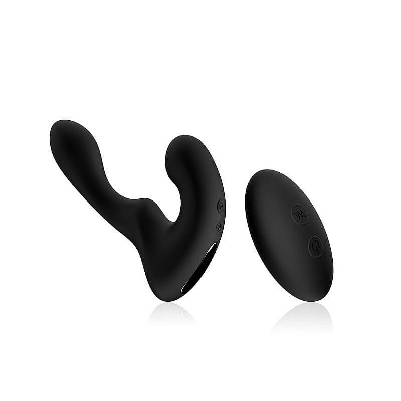 Estimulador de Próstata e Períneo em Silicone com Ponta Animada, Controle Remoto e 9 Modos de Vibração - S-Hande Landys-RTC - 13,5 x 3 cm - 6