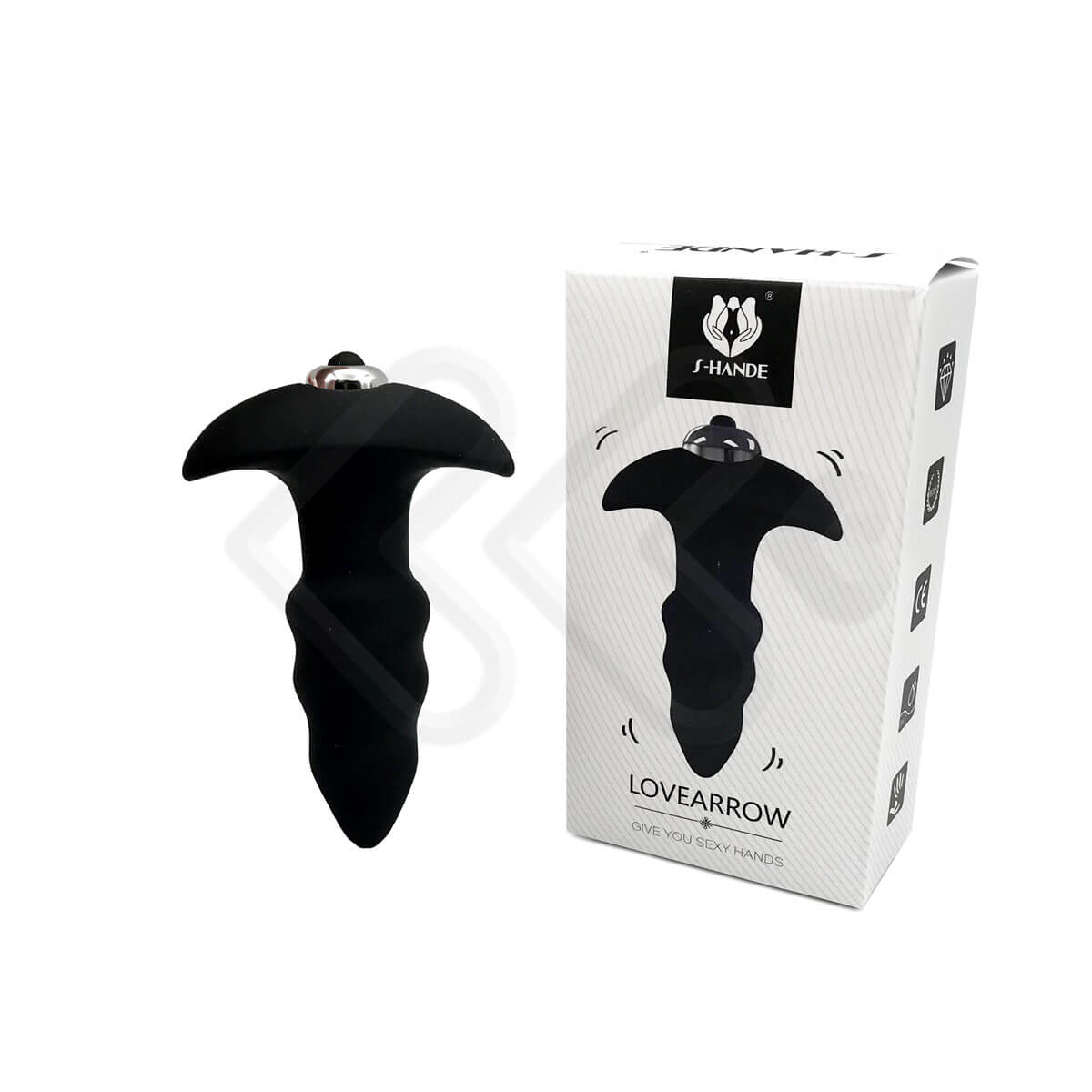 Estimulador de Próstata em Silicone com Vibração Única e Potente - S-Hande Lovearrow | 10 x 2,8 cm - 3