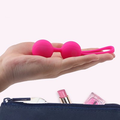 Foto 3 do produto Bolinhas para Pompoarismo com Peso que Vibra sem Bateria - S-Hande Lover Kegel Ball