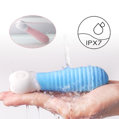Vibrador em Silicone com 9 Modos de Vibração Silenciosas e Recarregável - S-Hande Mini 2 | 12 x 3 cm | Disponível em 2 Cores