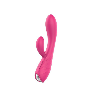 Foto 5 do produto Vibrador Estimulador de Ponto G e Clítoris em Silicone com 9 Modos de Vibração, Resistente à Água e Recarregável - S-Hande Muses | 13 x 3,3 cm | Disponível em 2 Cores