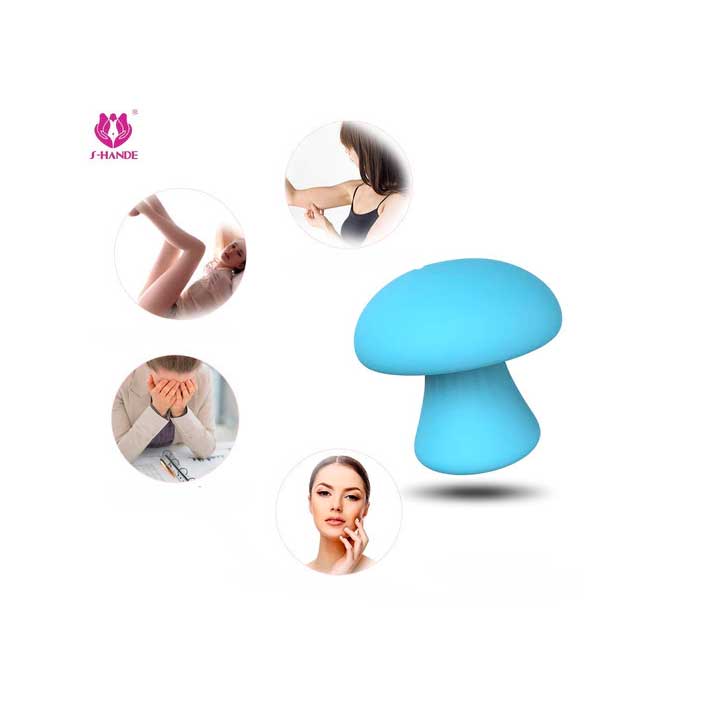 Massageador Recarregável com 9 Modos de Vibrações e Aparência de Cogumelo - S-Hande Mushroom | Disponível em 2 Cores - 5