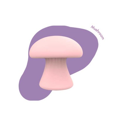 Foto 1 do produto Massageador Recarregável com 9 Modos de Vibrações e Aparência de Cogumelo - S-Hande Mushroom | Disponível em 2 Cores