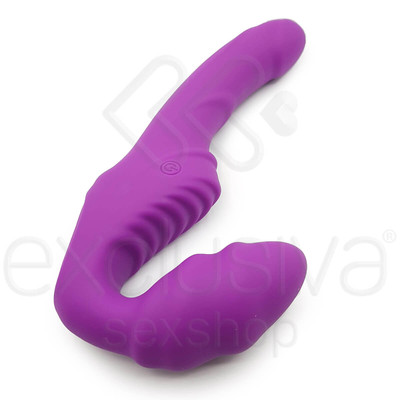 Foto 5 do produto S-Hande Nana-RCT - Strap On Recarregável sem Cinta, Feito em Silicone com 9 Modos de Vibrações e Controle Remoto sem Fio - 21,5 x 3 cm | Disponível em 2 Cores