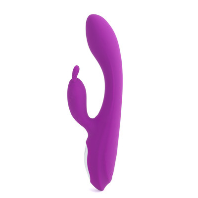 Foto 1 do produto Vibrador Rabbit em Silicone com Aquecimento e 9 Modos de Vibrações - S-Hande Naughty | 12 x 3,3 cm | Cor: Roxo
