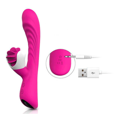 Foto 2 do produto Vibrador Estimulador de Ponto G e Clítoris Recarregável com 9 Modos de Vibrações e 6 Modos de Rotação - S-Hande Nymph | Disponível em 2 Cores