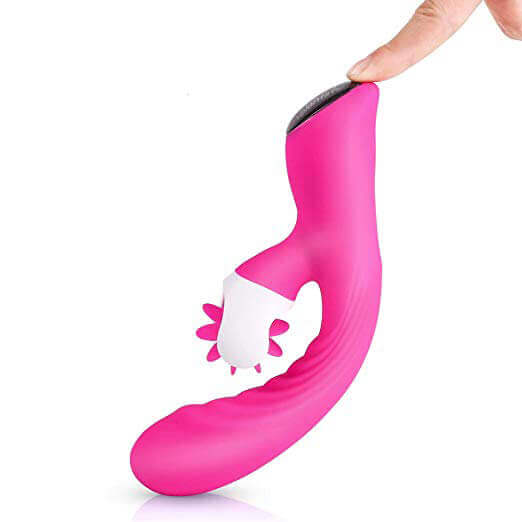 Vibrador Estimulador de Ponto G e Clítoris Recarregável com 9 Modos de Vibrações e 6 Modos de Rotação - S-Hande Nymph | Disponível em 2 Cores - 4