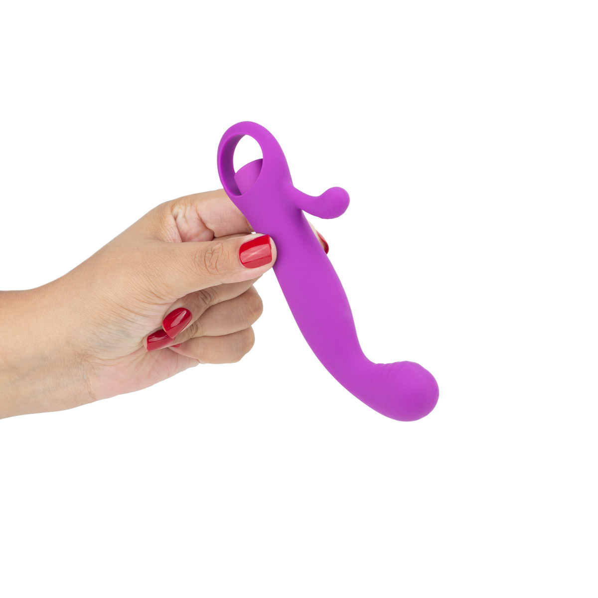 Vibrador Estimulador de Ponto G e Clítoris com 9 Modos de Vibrações e Resistente à Água - S-Hande Orifinger | 10 x 2,3 cm | Disponível em 2 Cores - 10