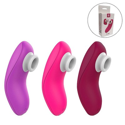 Vibrador Estimulador Clitoriano Recarregável com 10 Modos de Pulsação - S-Hande Pluse | 10 x 3,5 cm | Disponível em 3 Cores