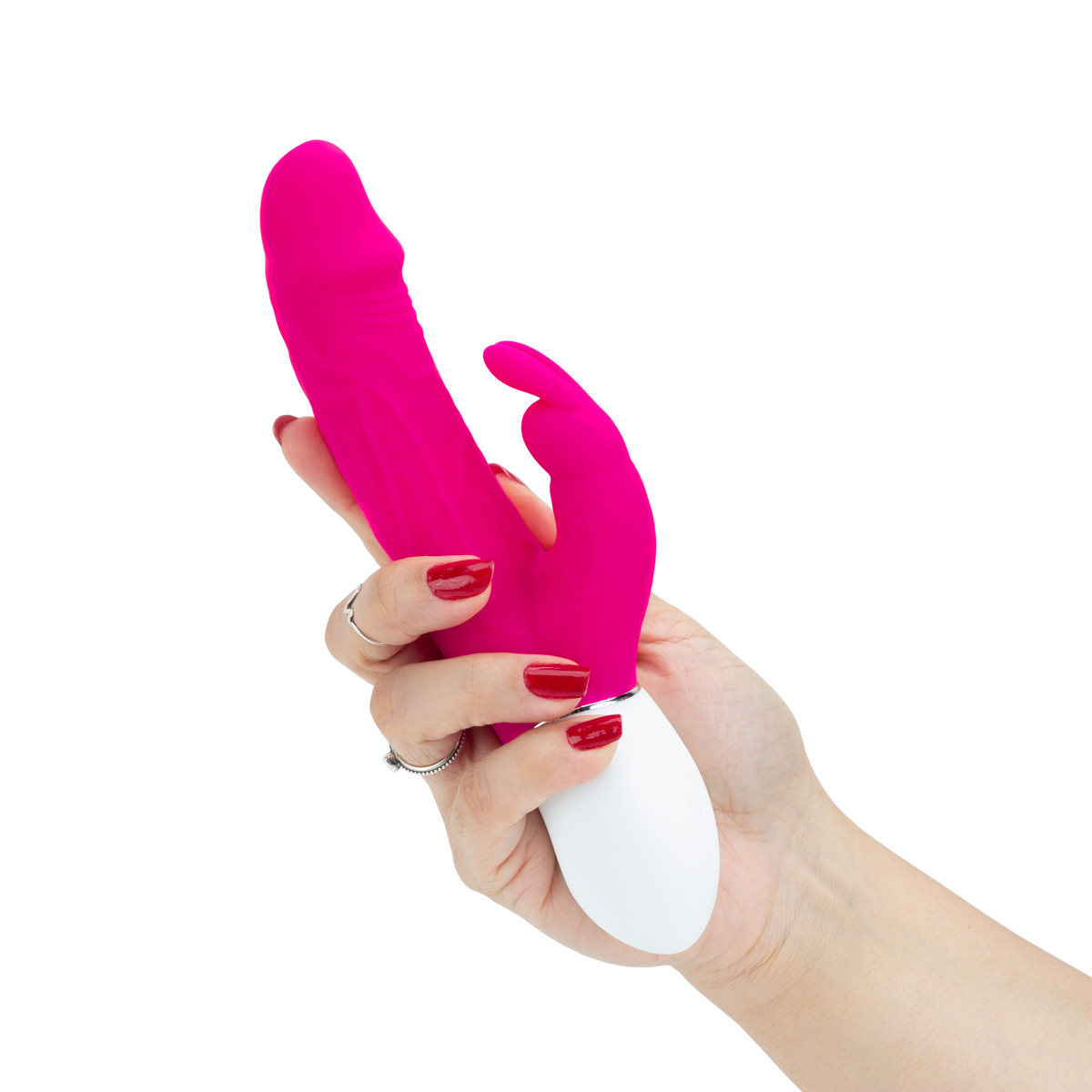 Vibrador Estimulador de Ponto G e Clítoris em Silicone e 9 Modos de Vibrações - S-Hande Radi | 11 x 3,3 cm | Disponível em 2 Cores - 10