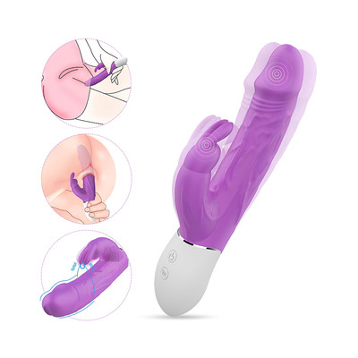 Foto 5 do produto Vibrador Estimulador de Ponto G e Clítoris em Silicone e 9 Modos de Vibrações - S-Hande Radi | 11 x 3,3 cm | Disponível em 2 Cores
