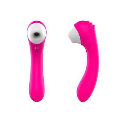 Foto 4 do produto Vibrador Estimulador de Clítoris e de Ponto G em Silicone com 9 Modos de Vibração e Pulsação - S-Hande Screaming - 18,3 x 3,5 cm | Disponível em 4 Cores