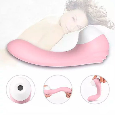 Foto 5 do produto Vibrador Estimulador de Clítoris e de Ponto G em Silicone com 9 Modos de Vibração e Pulsação - S-Hande Screaming - 18,3 x 3,5 cm | Disponível em 4 Cores