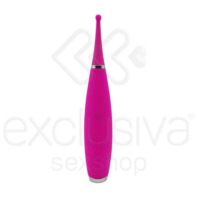 Foto 2 do produto Vibrador Estimulador de Áreas Erógenas para Mulheres e Homens feito em Silicone, com 9 Modos de Vibrações e Certificação IPX7 à Prova d' Água - S-Hande Sparkle | 18 x 0,5 cm | Disponível 2 Cores