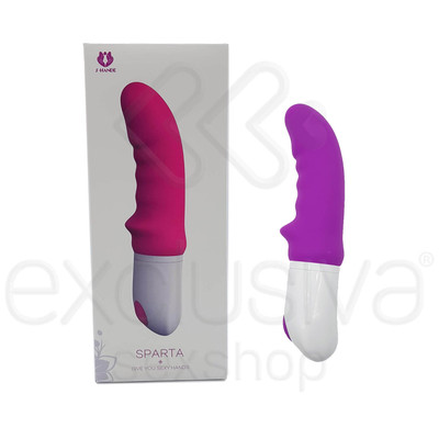 Foto 2 do produto Vibrador Ponto G em Silicone Flexível com Estimulador de Clítoris e 9 Modos de Vibração - S-Hande Sparta | 18,5 x 3,2 cm | Disponível em 2 Cores