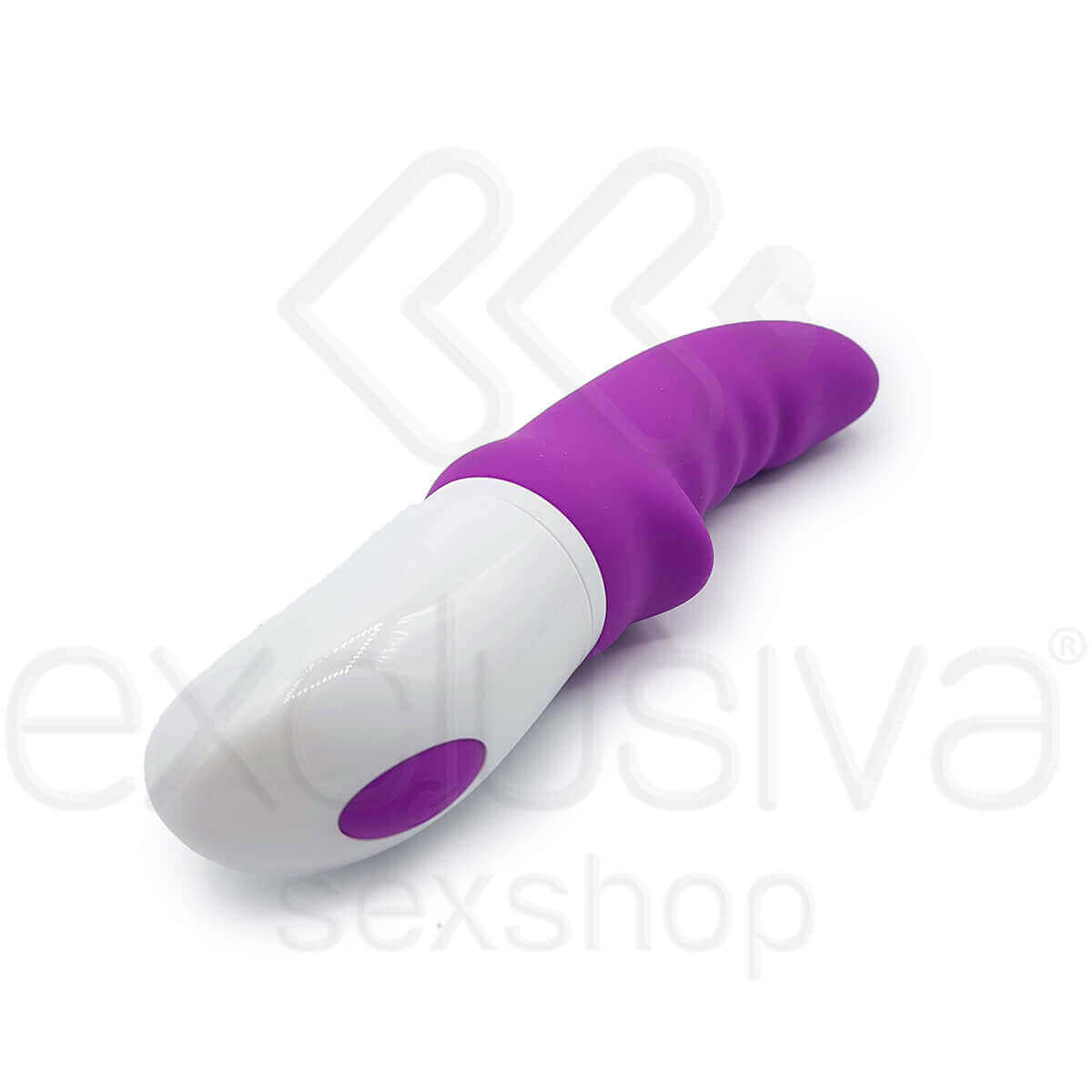 Vibrador Ponto G em Silicone Flexível com Estimulador de Clítoris e 9 Modos de Vibração - S-Hande Sparta | 18,5 x 3,2 cm | Disponível em 2 Cores - 5