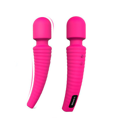 Foto 4 do produto Vibrador Massageador Recarregável com 7 Modos de Vibração e 4 Intensidades - S-Hande Star | 20 x 4 cm | Disponível em 2 Cores