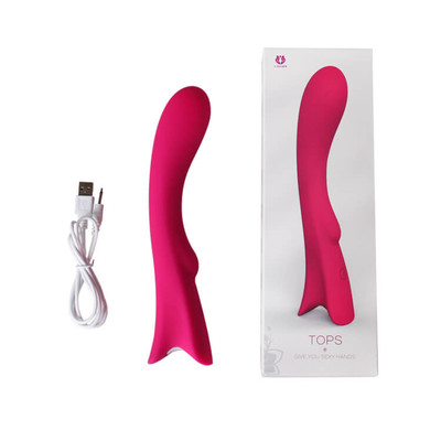 Foto 1 do produto S-Hande Tops - Vibrador Estimulador de Ponto G Recarregável com 9 Modos de Vibração - 20 x 3,5 cm | DIsponível em 2 Cores