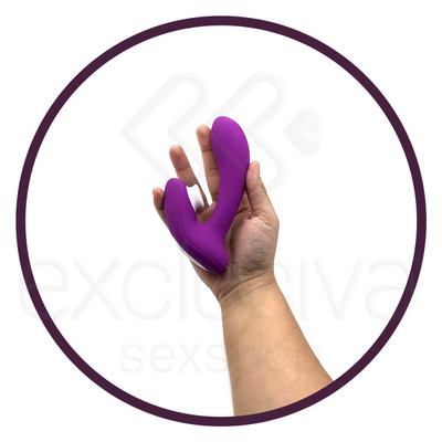 Foto 8 do produto Vibrador de Clítoris e Ponto G Recarregável com 9 Modos de Vibração, 9 Intensidades de Pulsação e Controle Remoto Sem Fio- S-Hande Tricker-RCT | Disponível em 2 Cores