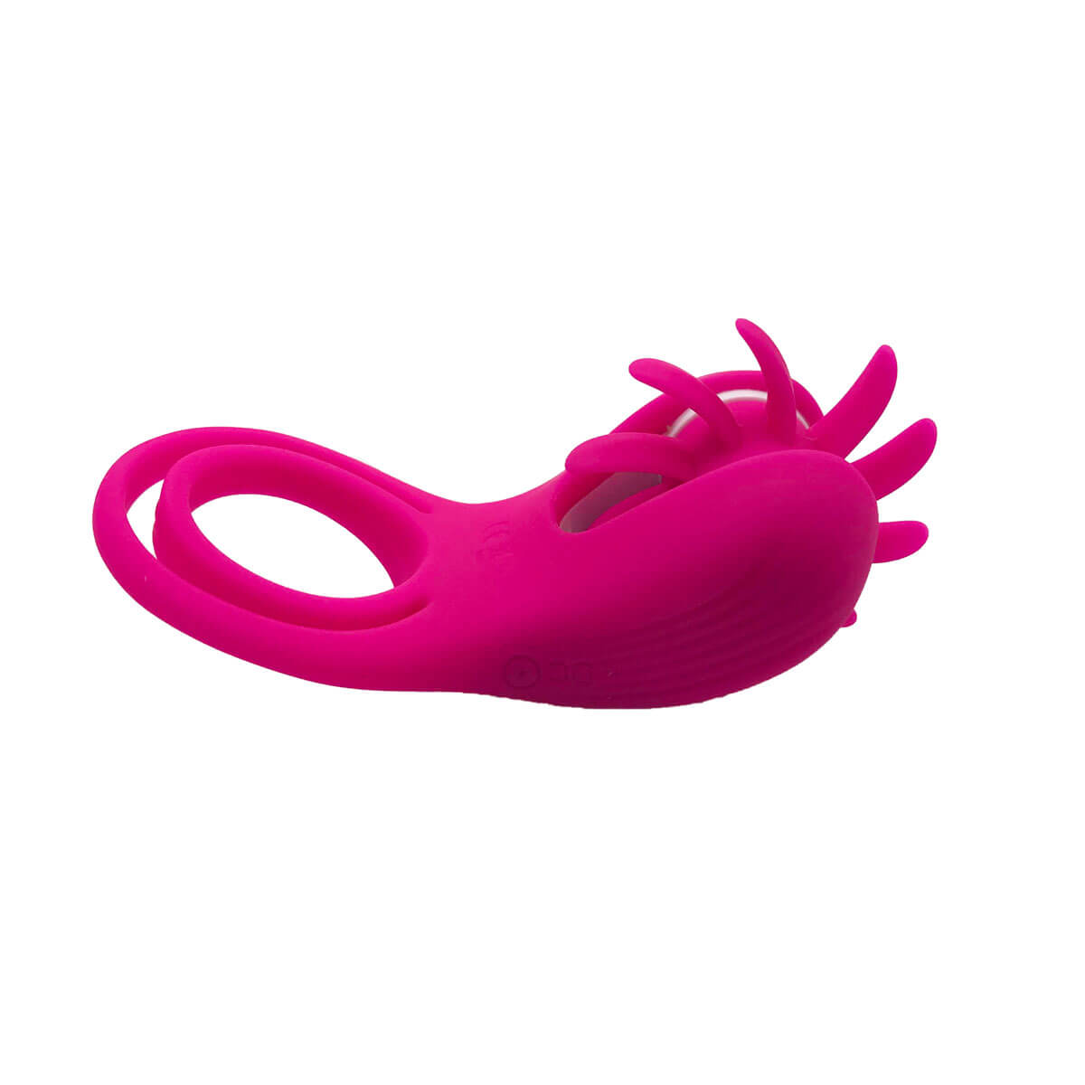 Anel Peniano com Estimulador de Clítoris com 10 Modos de Vibração e Recarregável via USB - S-Hande Wind | 11 x 5 cm | Disponível em 2 Cores - 5