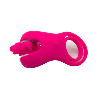 Foto 7 do produto Anel Peniano com Estimulador de Clítoris com 10 Modos de Vibração e Recarregável via USB - S-Hande Wind | 11 x 5 cm | Disponível em 2 Cores