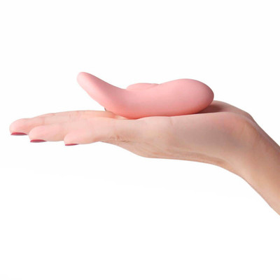 Foto 5 do produto Vibrador para Calcinha Recarregável com Controle Remoto Sem Fio e 9 Modos de Vibrações - S-Hande Wing | 9,5 x 4,3 cm