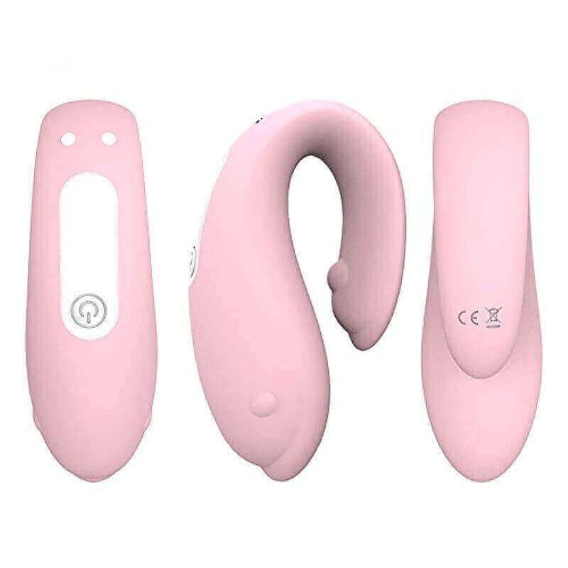 Vibrador Para Casal em Silicone com 9 Modos de Vibração, Resistente à água e Recarregável - S-Hande Winter | Disponível em 2 Cores - 8