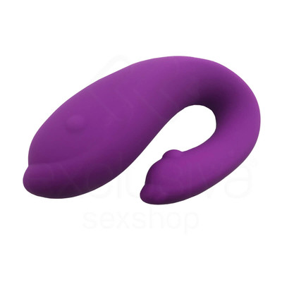 Foto 4 do produto Vibrador Para Casal em Silicone com 9 Modos de Vibração, Resistente à água e Recarregável - S-Hande Winter | Disponível em 2 Cores