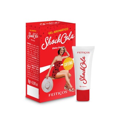 Gel Beijável com Efeito Eletrizante - Feitiços Aromáticos Shock Cola - 8g