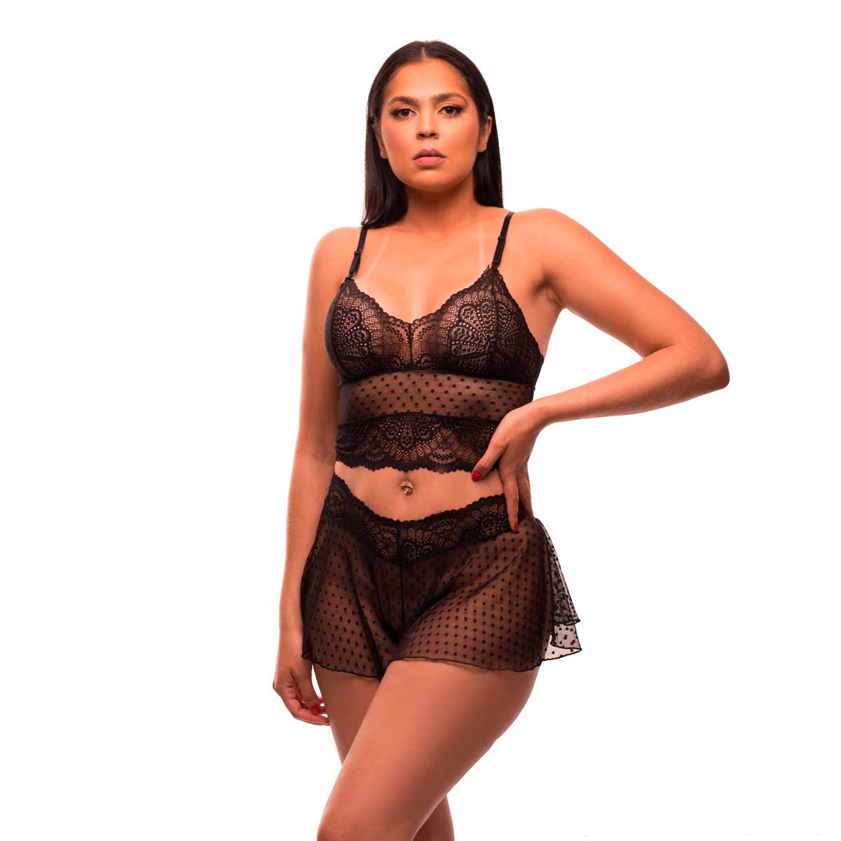 Short Doll Jessica - Amor & Sedução | Disponível em 3 Cores e 4 Tamanhos - 5