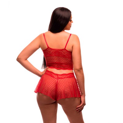 Foto 2 do produto Short Doll Jessica - Amor & Sedução | Disponível em 3 Cores e 4 Tamanhos