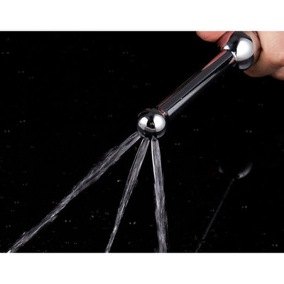 Foto 4 do produto Shower Enema - Ducha Higiênica Anal com 3 Esguichos para Chuveirinho da Privada - 12 x 1,5 cm