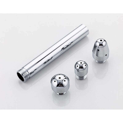Shower Enema - Ducha Higiênica Anal para Chuveirinho da Privada com Kit de Ponteiras - 12,5 x 2 cm