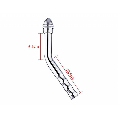 Foto 2 do produto Ducha Higiênica Anal com Curva para Chuveirinho da Privada com Kit de Ponteiras - Shower Enema - 6,5 cm
