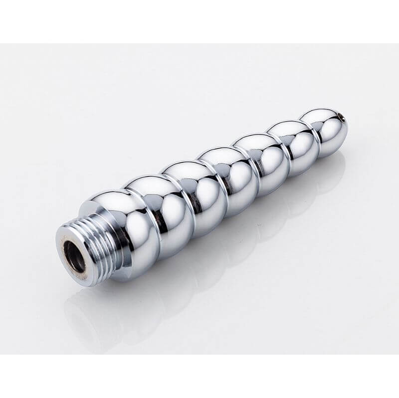 Ducha Higiênica Anal Escalonada com Esferas de Tamanho Gradativo para Chuveirinho da Privada - Shower Enema - 11 x 2,8 cm - 2