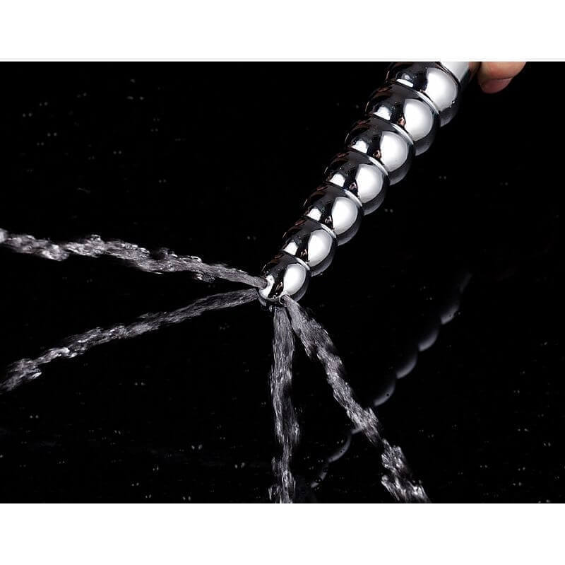 Ducha Higiênica Anal Escalonada com Esferas de Tamanho Gradativo para Chuveirinho da Privada - Shower Enema - 11 x 2,8 cm - 4