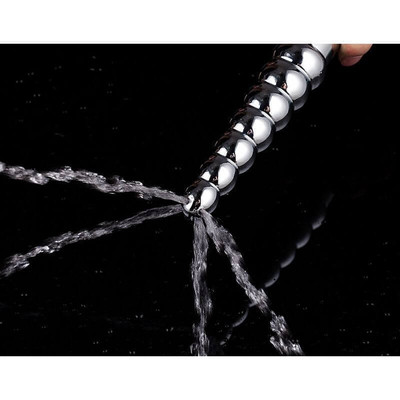 Ducha Higiênica Anal Escalonada com Esferas de Tamanho Gradativo para Chuveirinho da Privada - Shower Enema - 11 x 2,8 cm