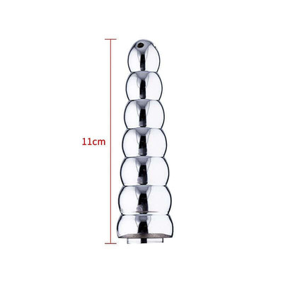 Foto 5 do produto Ducha Higiênica Anal Escalonada com Esferas de Tamanho Gradativo para Chuveirinho da Privada - Shower Enema - 11 x 2,8 cm