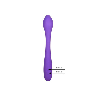 Foto 4 do produto Silhouette S10 - Vibrador Estimulador de Ponto G em Silicone Resistente à água com Vértebra, 5 Modos de Vibrações e Função Lock - 20,5 x 3,2 cm