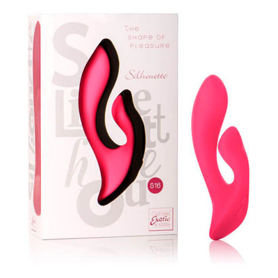 Vibrador Estimulador de Ponto G e Clítoris Recarregável, Feito em Silicone com 10 Modos de Vibrações - Silhouette S16 | 19,5 x 3,8 cm
