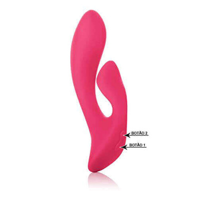 Foto 3 do produto Vibrador Estimulador de Ponto G e Clítoris Recarregável, Feito em Silicone com 10 Modos de Vibrações - Silhouette S16 | 19,5 x 3,8 cm