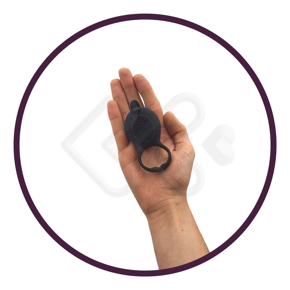 Anel Peniano Recarregável em Silicone com 10 Modos de Vibração, Estimulador de Clitóris e Texturas Massageadoras - Silicone Love Ring Dolphin | 6,0 x 4,3 cm - 7