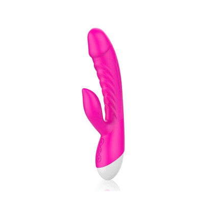 Foto 2 do produto Silicone Massager Vibrator - Vibrador Estimulador de Ponto G e Clítoris, Recarregável em Silicone com 10 Modos de Vibração - 20 x 3,1 cm