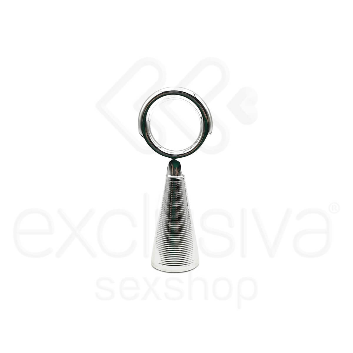 Plug Anal Estimulador de Próstata em V Feito em Silicone e Alça Removível - Silicone Prostate Plug | 8,2 x 2 cm - 4