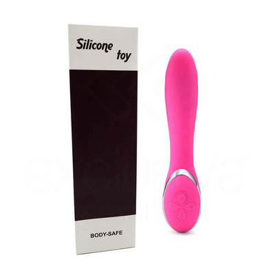 Foto 1 do produto Silicone Toy Body Safe II - Vibrador Estimulador de Ponto G com 12 Modos de Vibração e Texturas Massageadoras - 13,9 x 3,8 cm | Disponível em 2 Cores