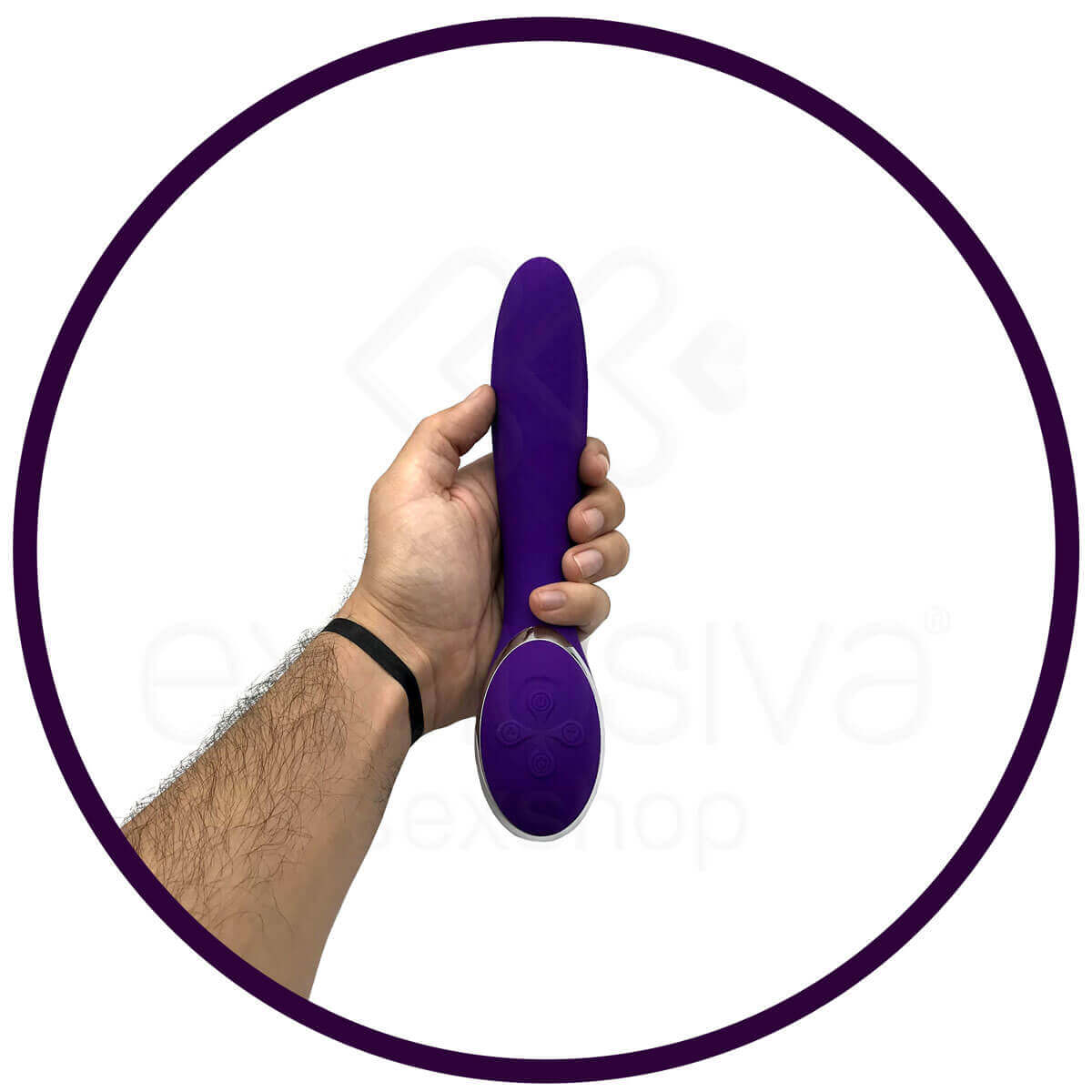 Silicone Toy Body Safe II - Vibrador Estimulador de Ponto G com 12 Modos de Vibração e Texturas Massageadoras - 13,9 x 3,8 cm | Disponível em 2 Cores - 6